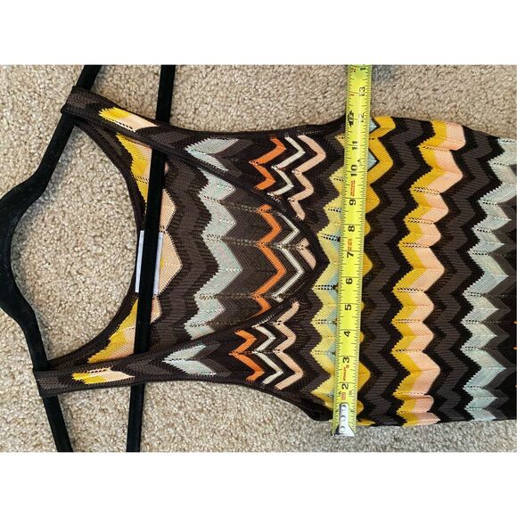 Missoni ZigZag Multi Color Viscose/Cotton Sleeveless Dress, Size 6 - Picture 2 of 8